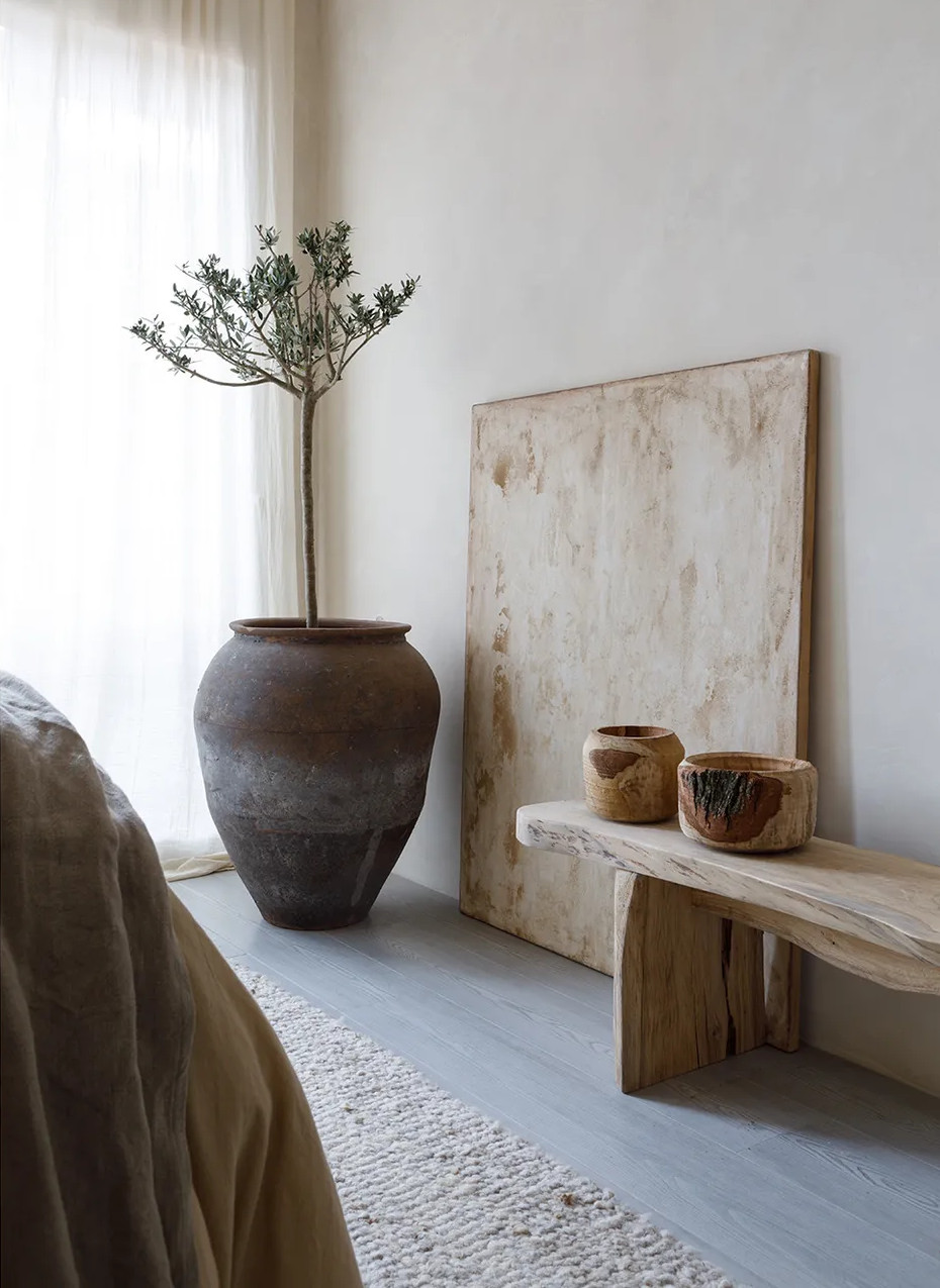 chambre décoration contemporaine et naturelle