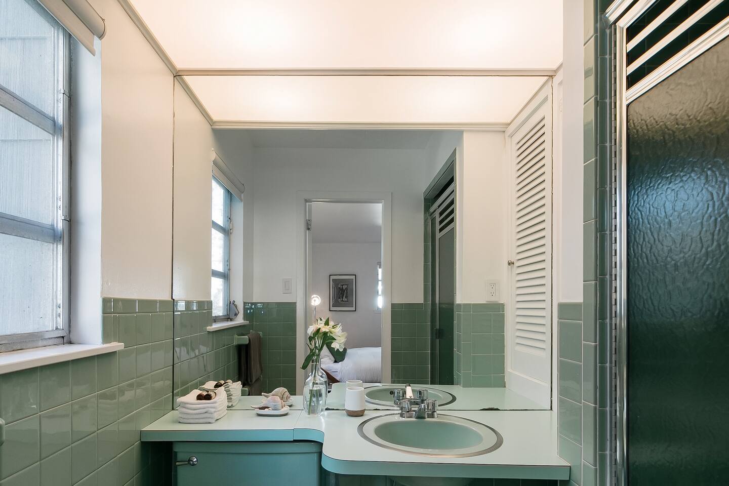 salle de bain verte décoration vintage salle de bain verte décoration vintage