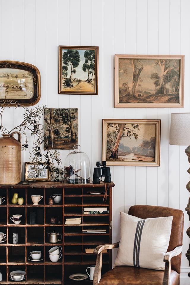 salon décoration vintage