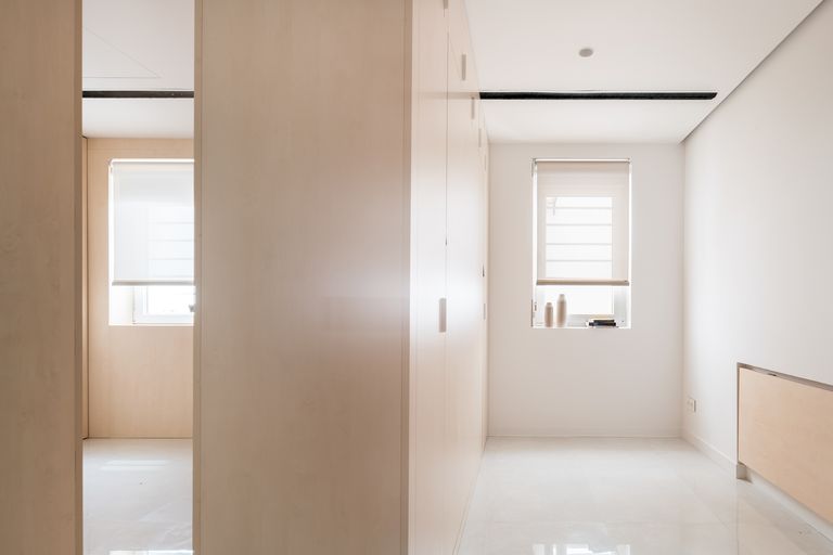espace chambre et dressing petit appartement de 48m2