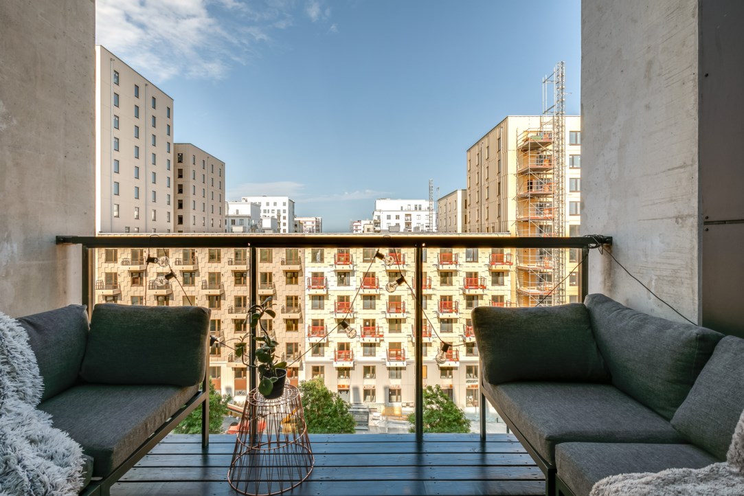 balcon duplex décoration design
