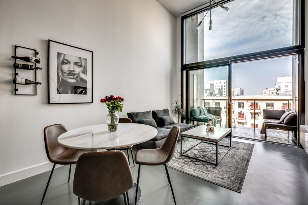 salon duplex décoration design