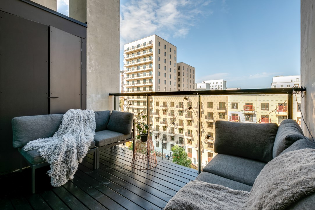 balcon duplex décoration design