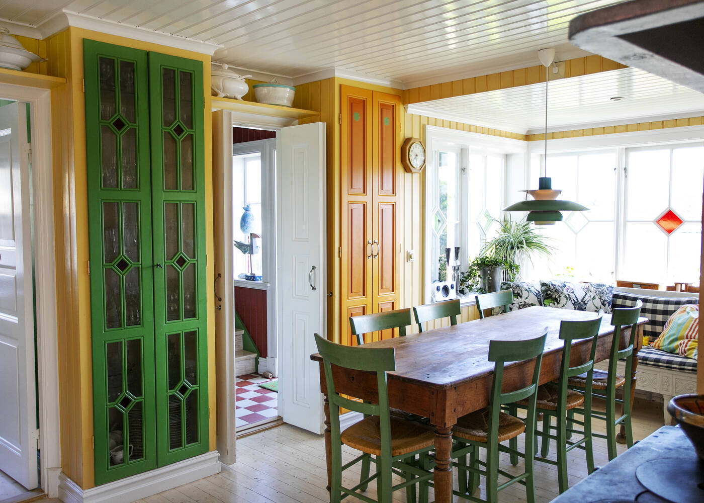 salle à manger décoration vintage