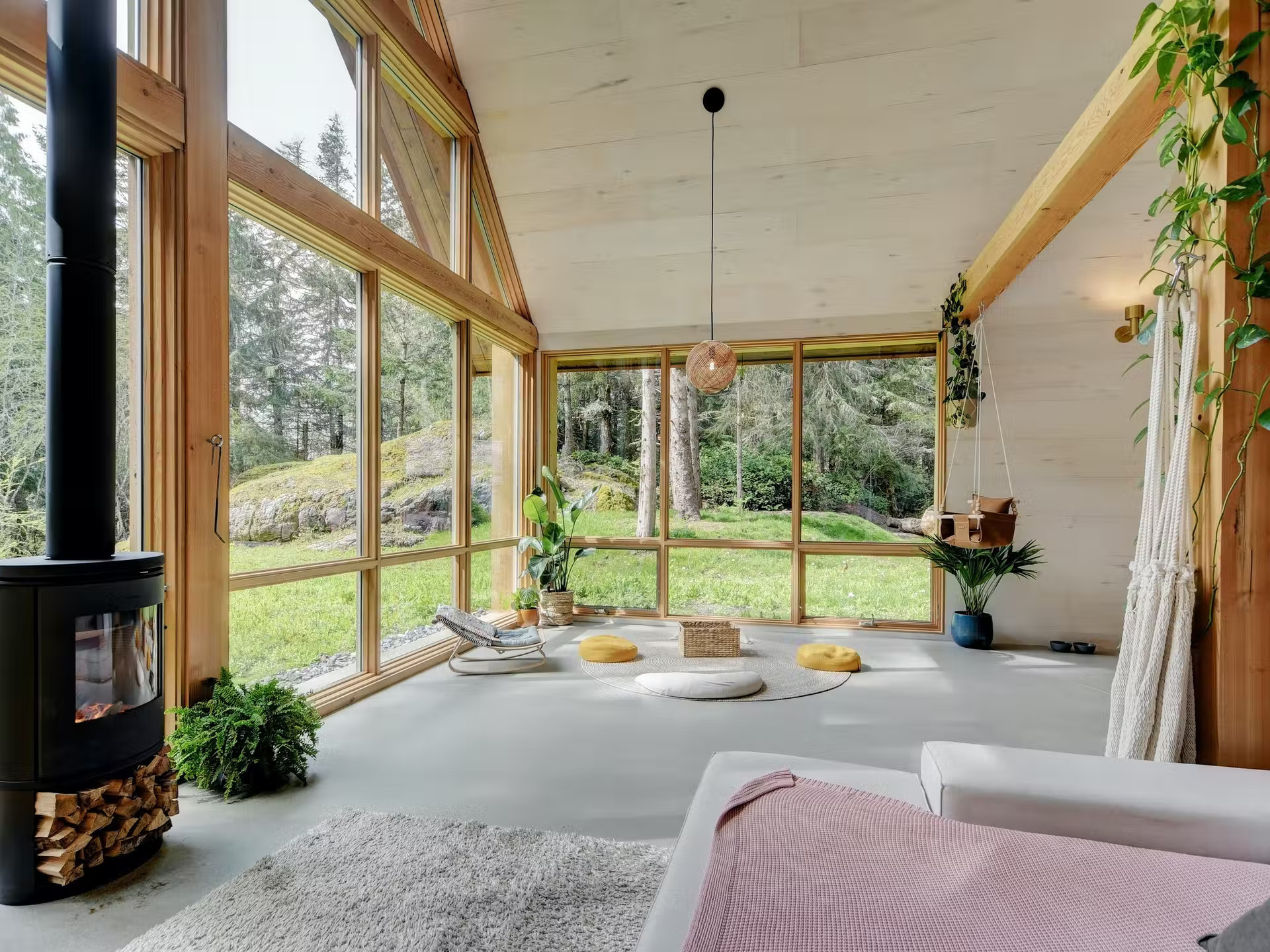 salon maison en bois salon maison en bois