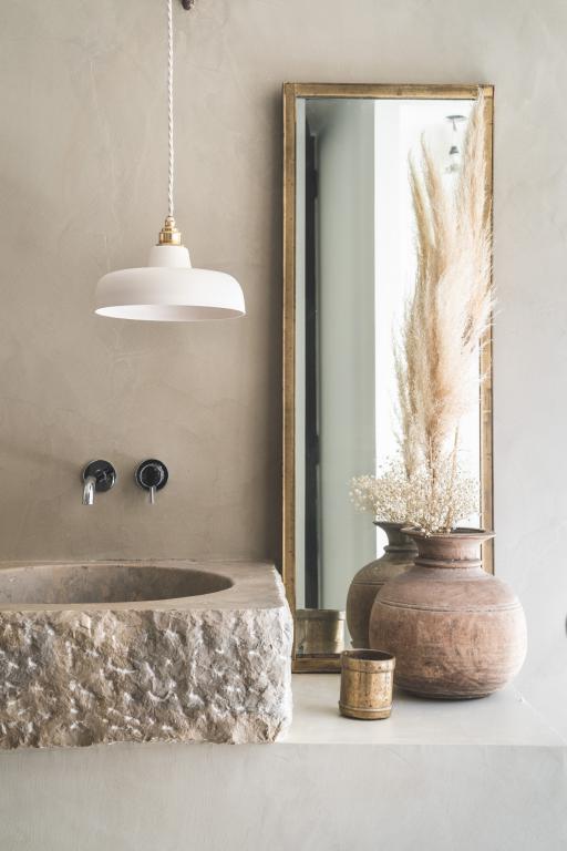 salle de bain herbe de la pampa