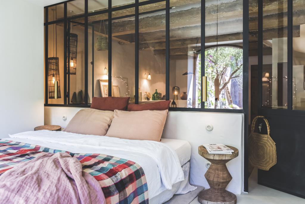 chambre avec verrière