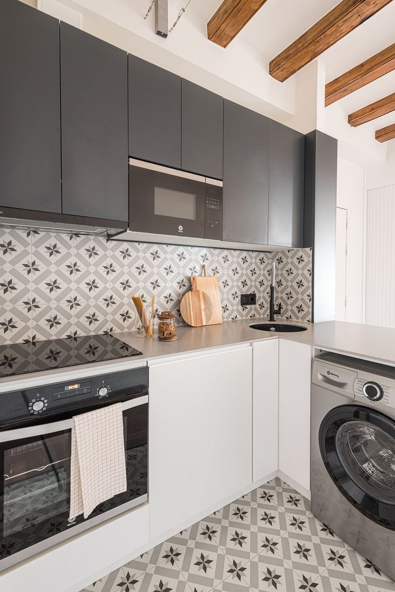 cuisine design avec poutres