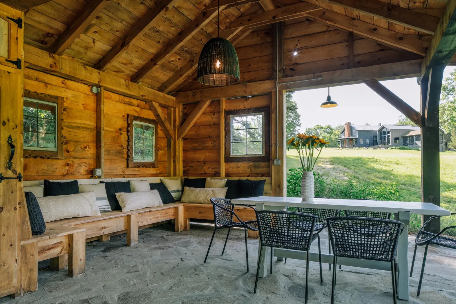 terrasse abritée maison en bois terrasse abritée maison en bois