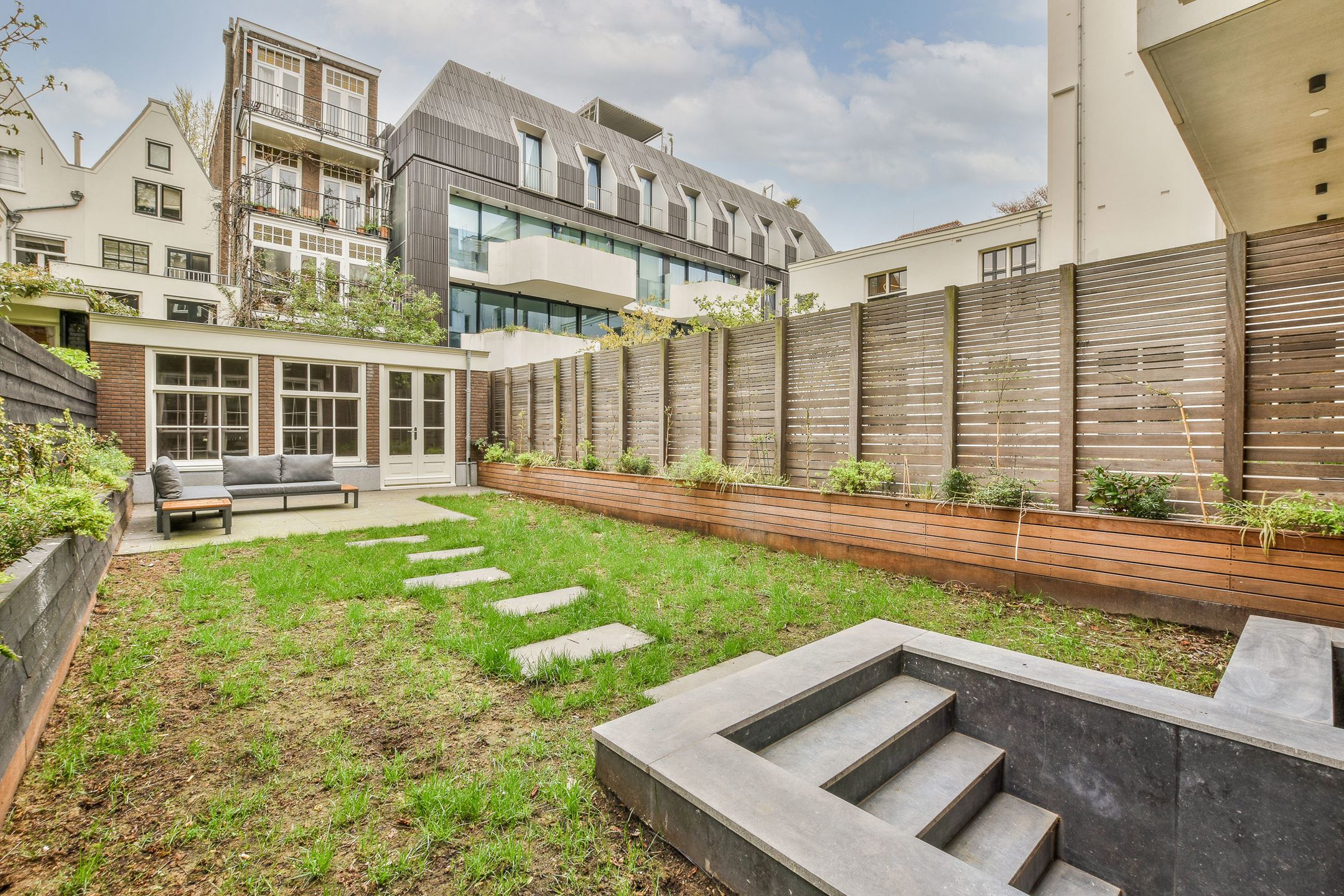 jardin maison de ville Amsterdam