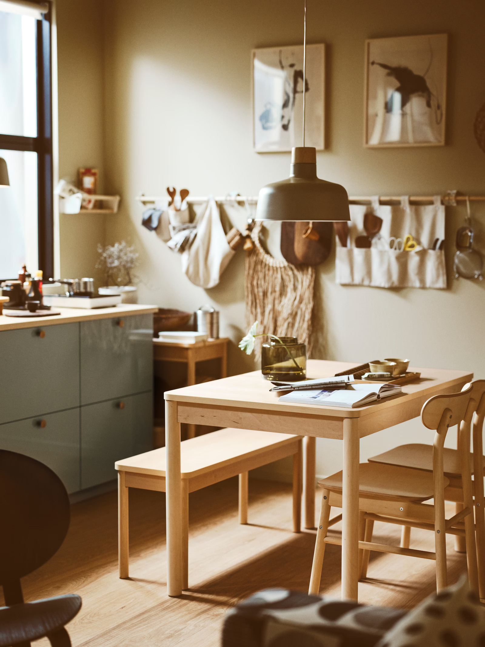cuisine verte décoration naturelle IKEA cuisine verte décoration naturelle IKEA
