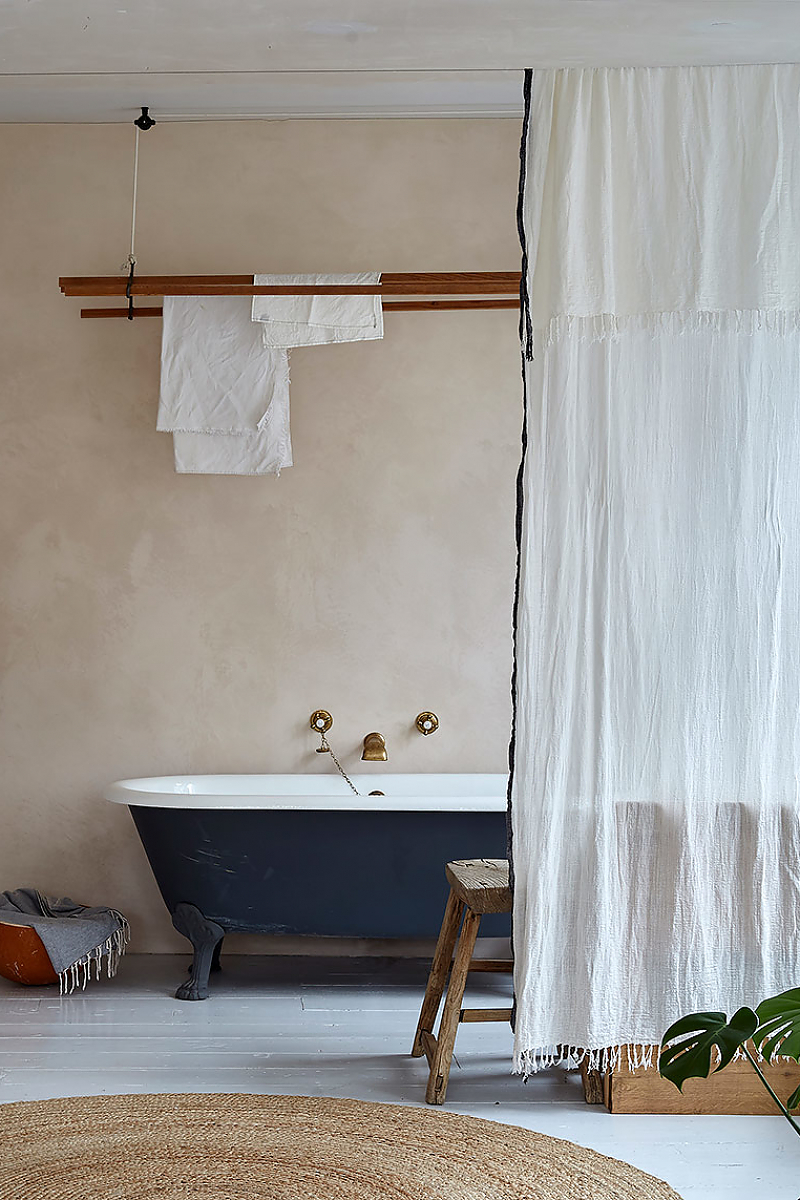 salle de bain vintage petit loft