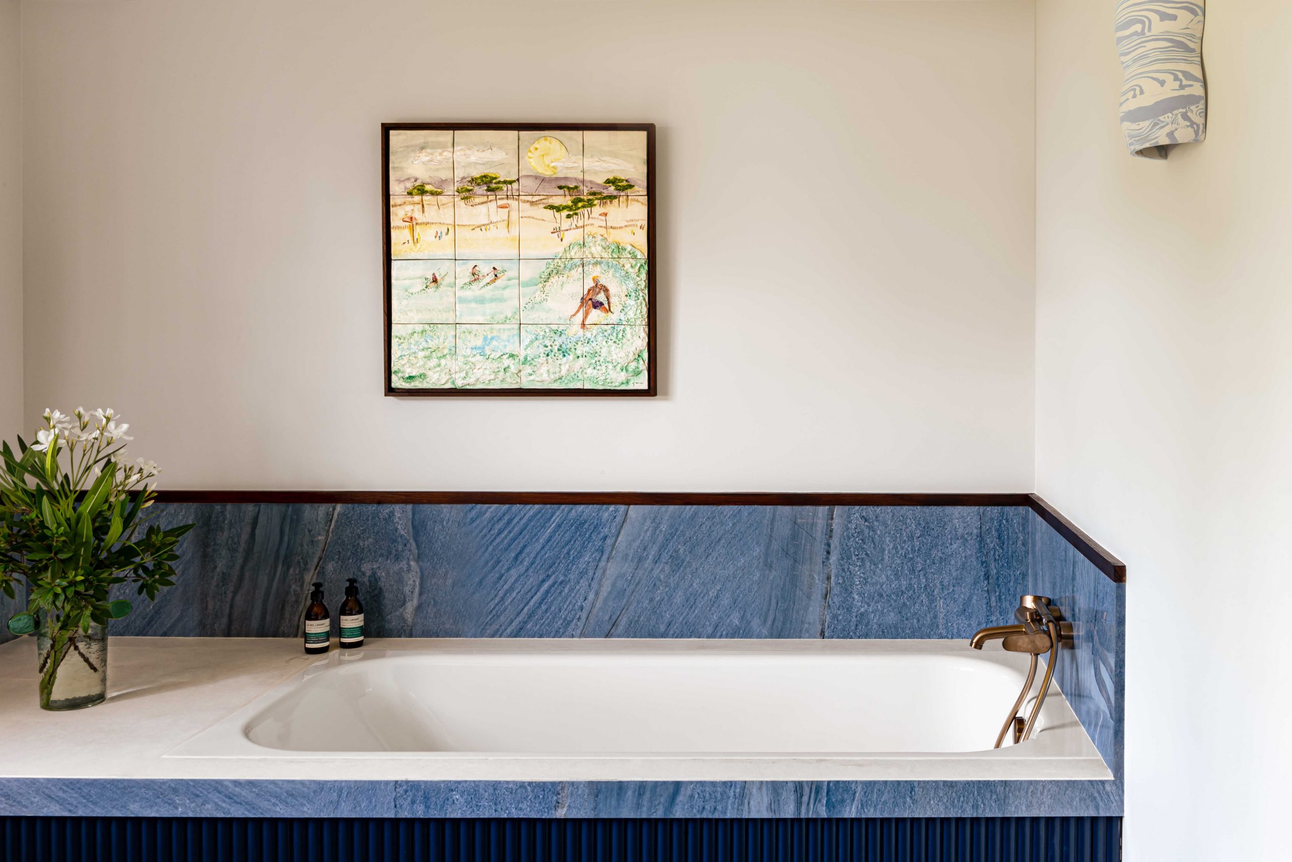 salle de bain marbre bleu salle de bain marbre bleu
