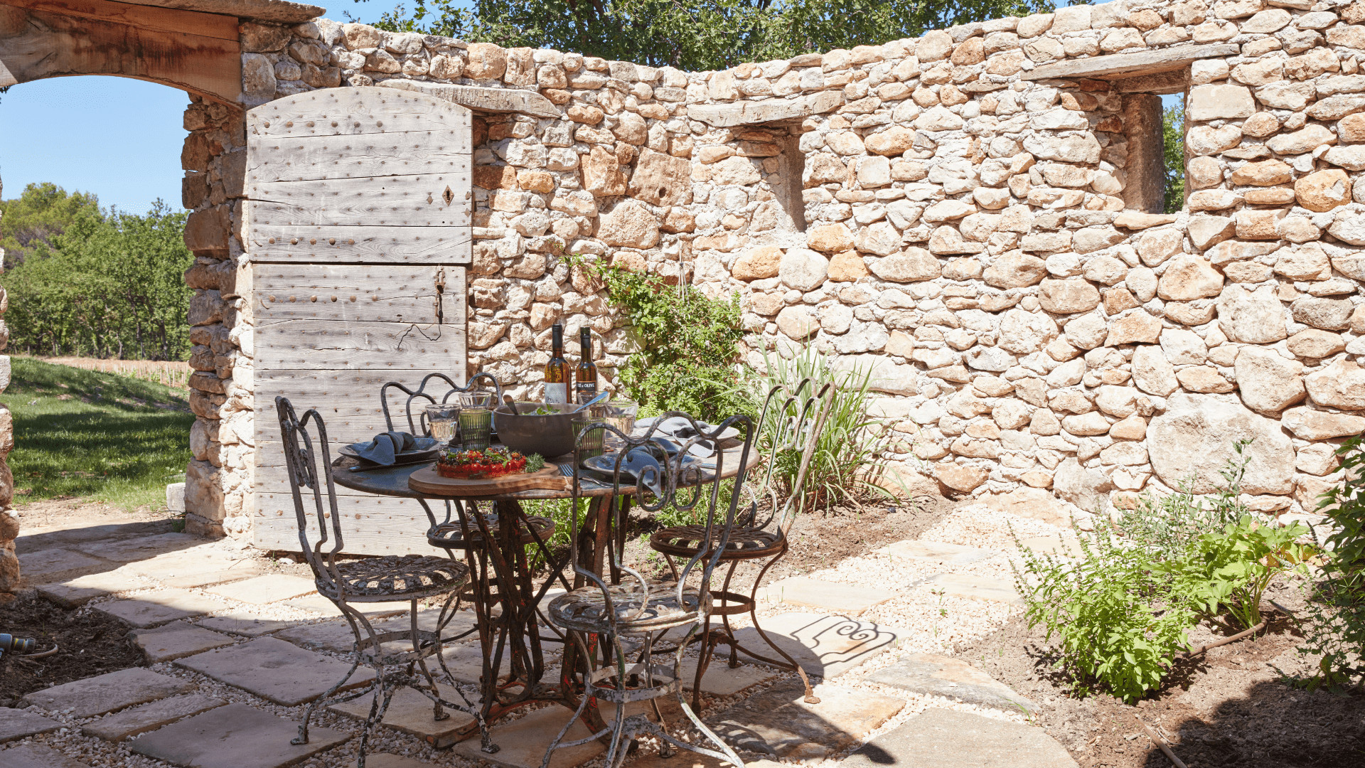 terrasse murs en pierres terrasse murs en pierres