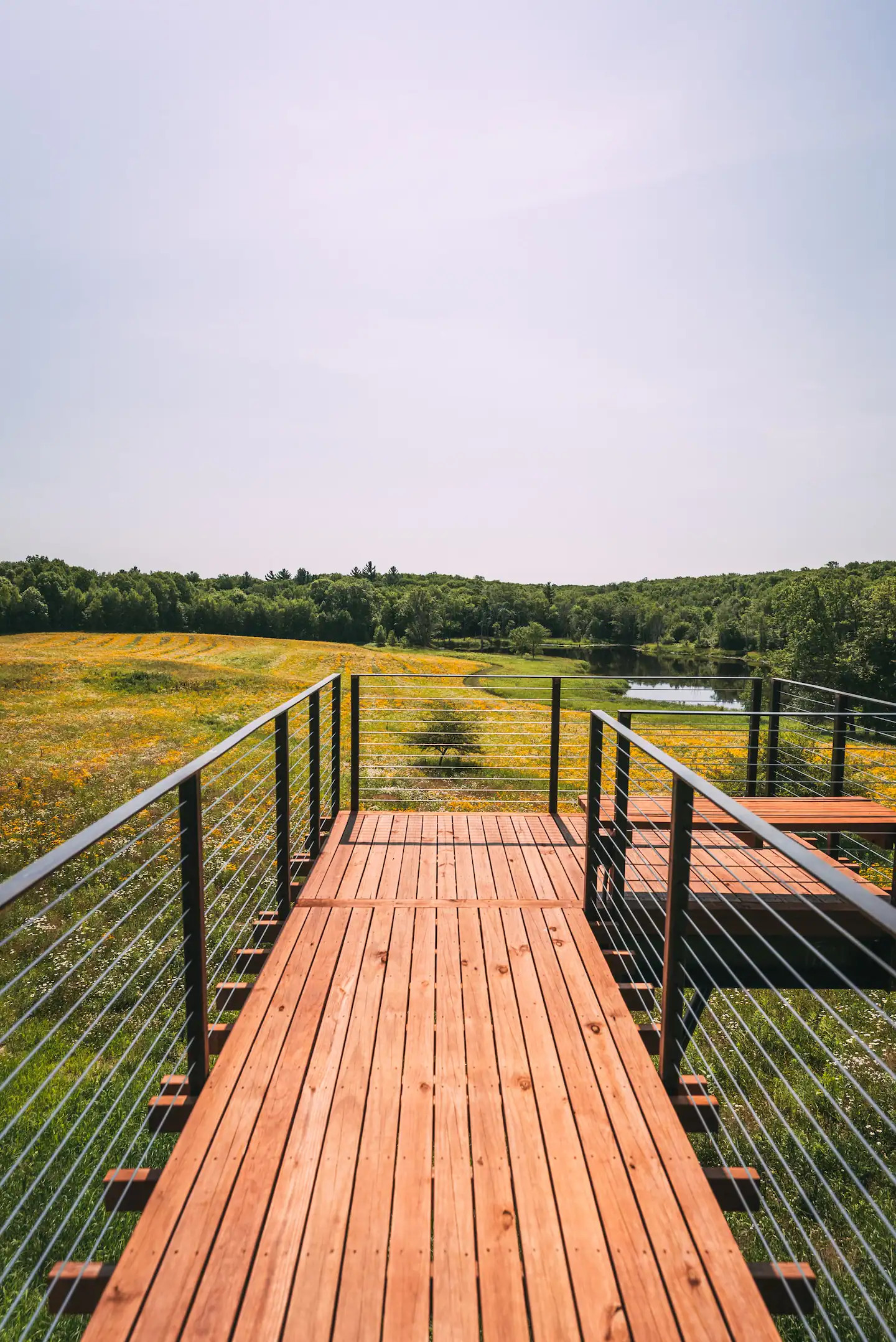 terrasse en bois surélevée
