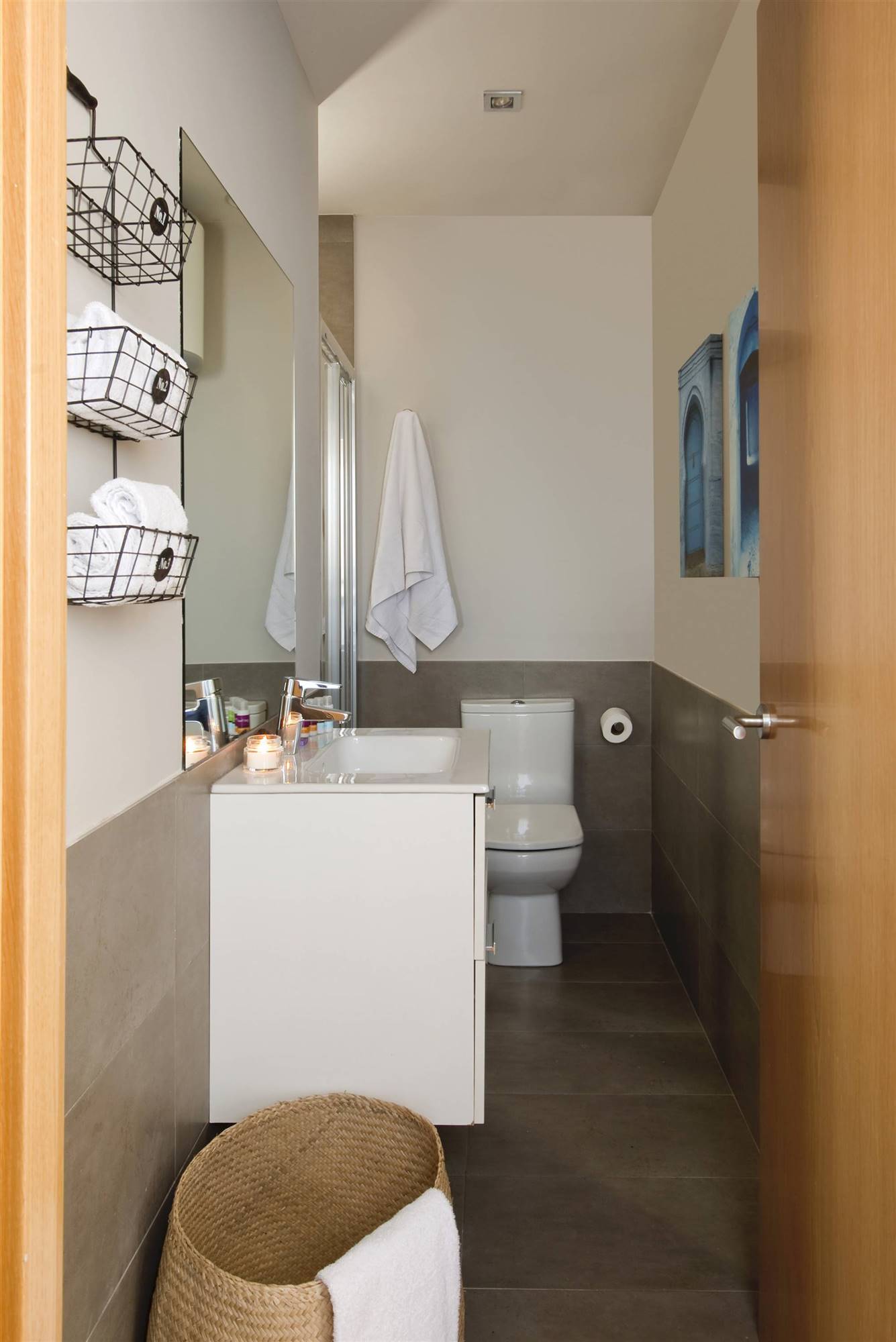 salle de bain mini appartement de 16m2