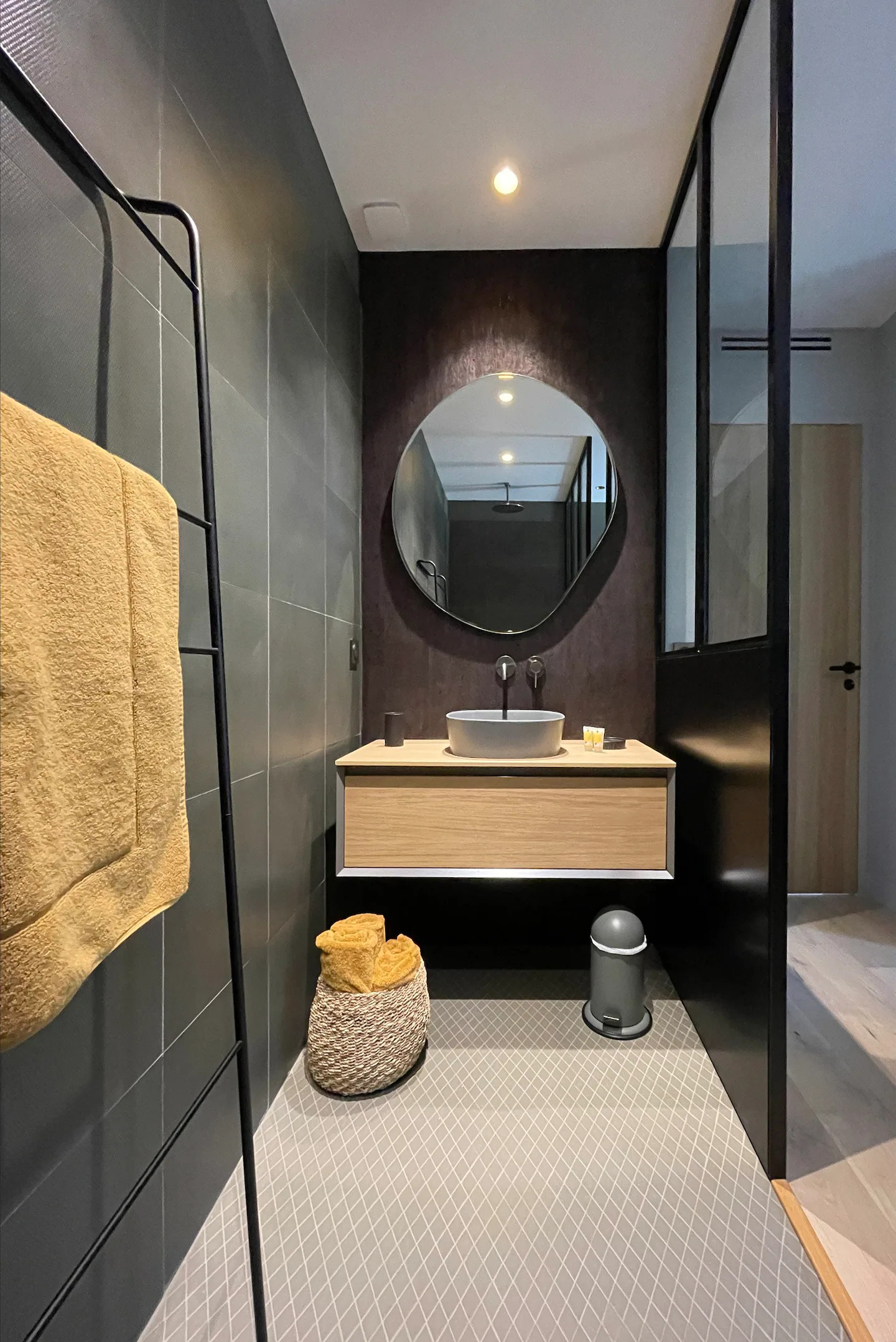 salle de bain industrielle