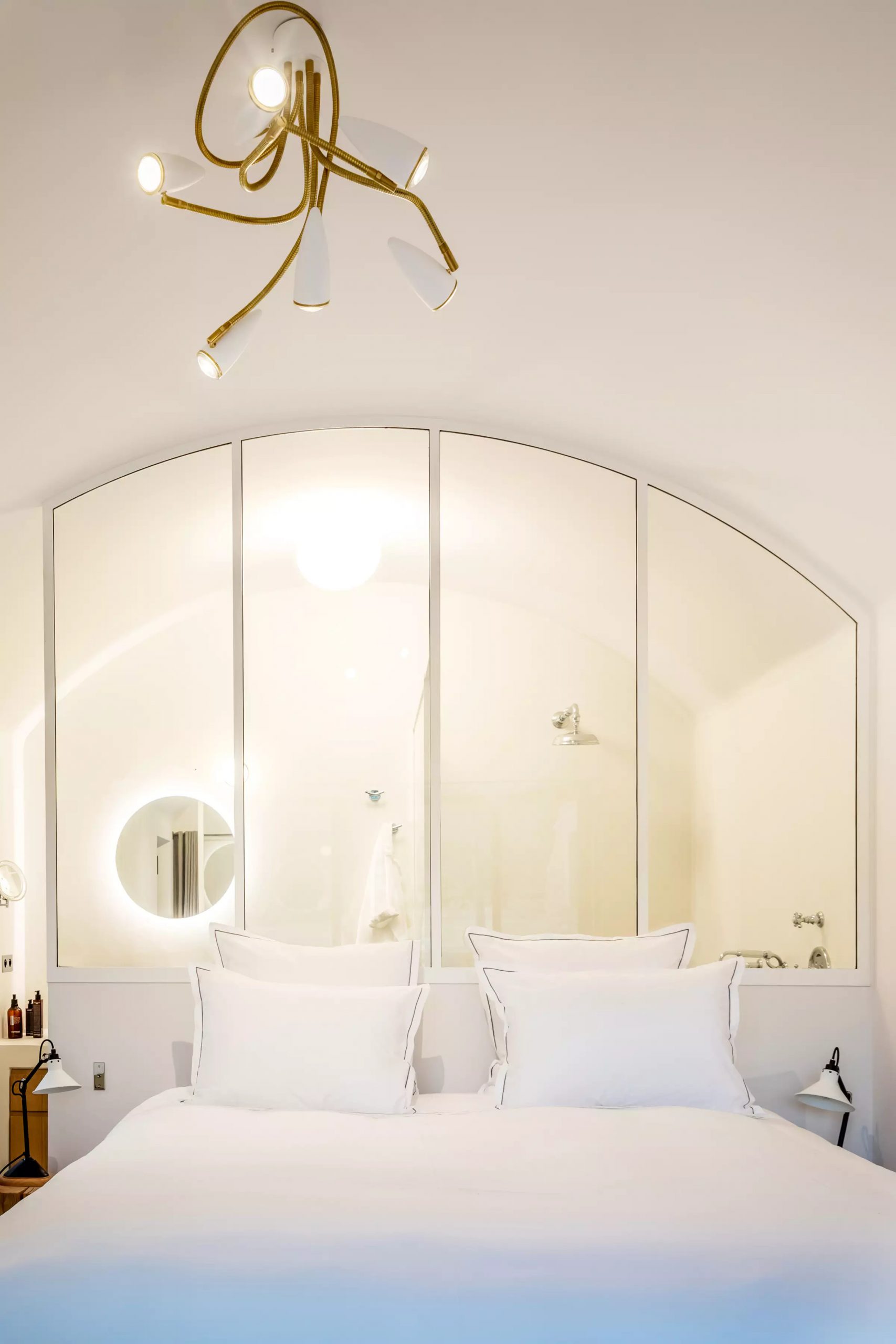 chambre avec verrière blanche chambre avec verrière blanche