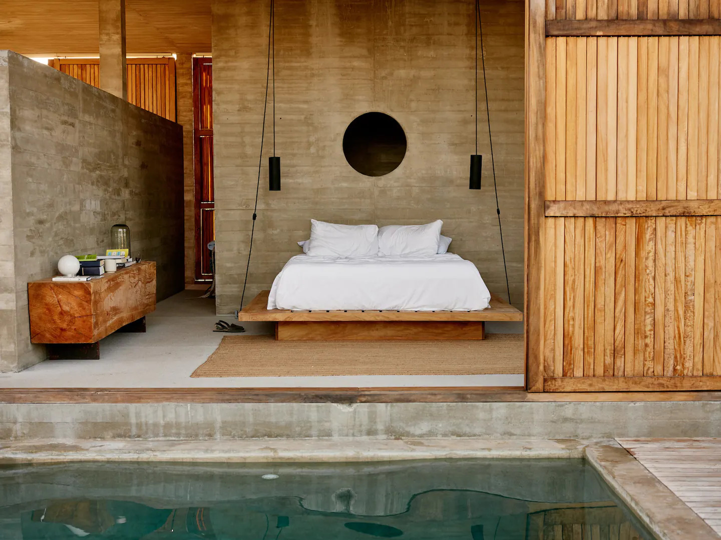 chambre avec terrasse maison contemporaine en béton chambre avec terrasse maison contemporaine en béton