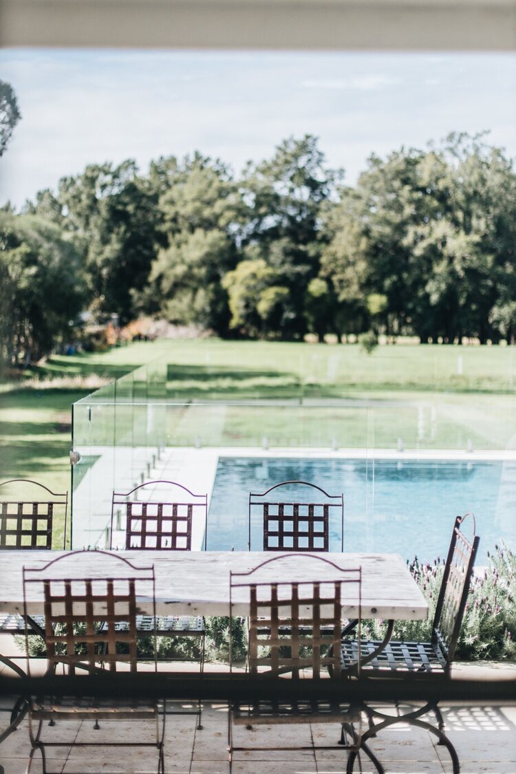terrasse avec piscine