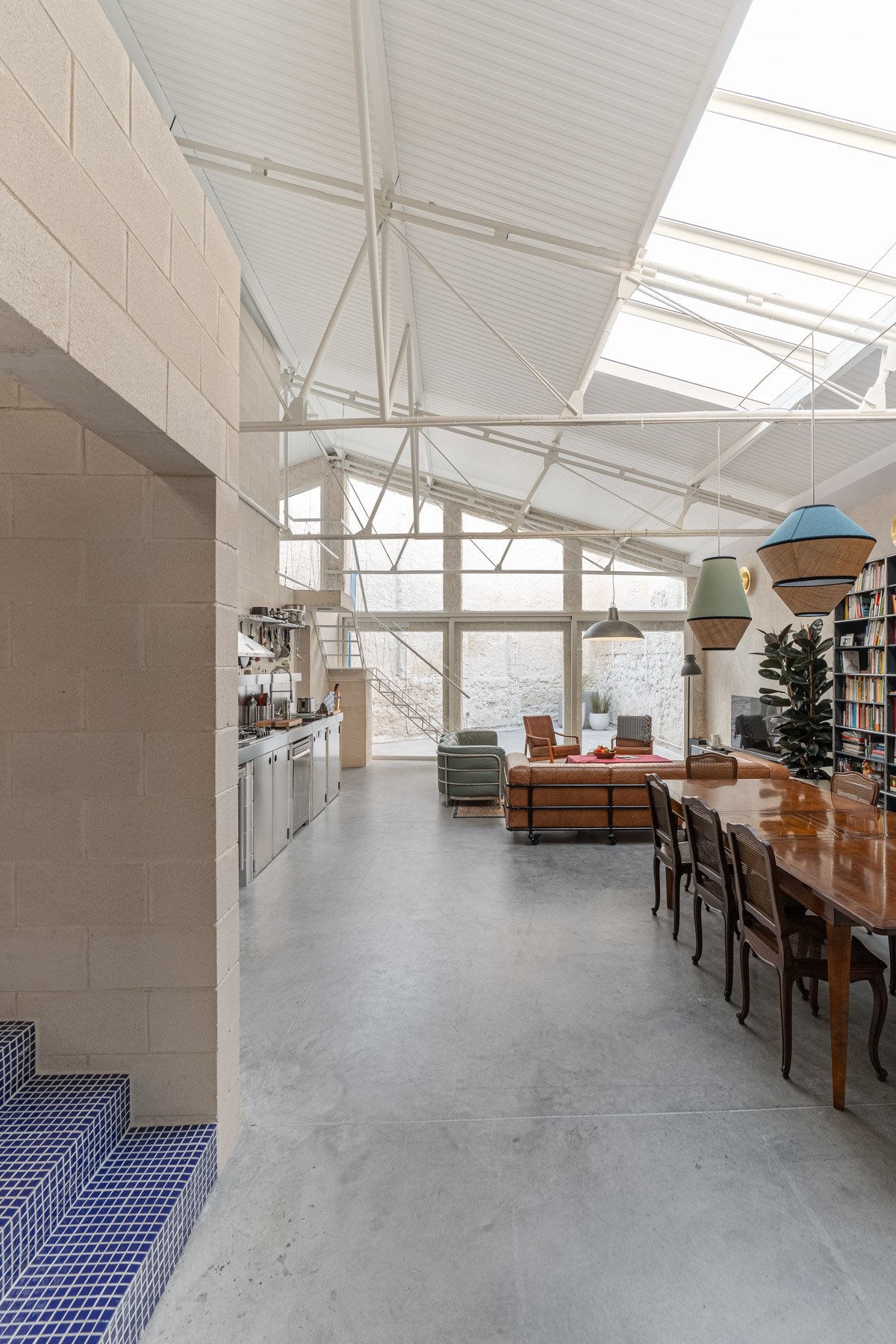 salon loft décoration design
