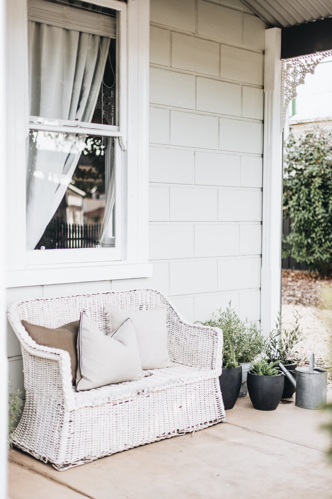 terrasse décoration vintage
