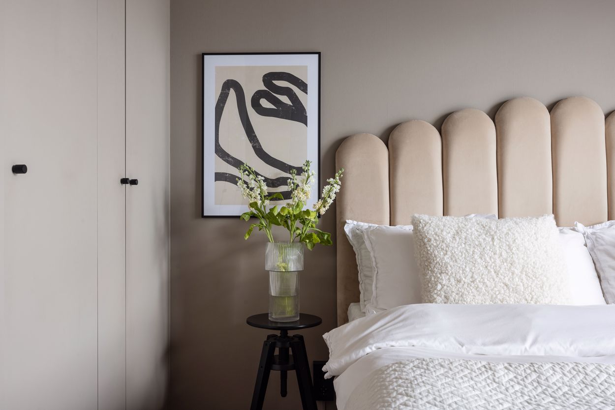chambre décoration contemporaine beige