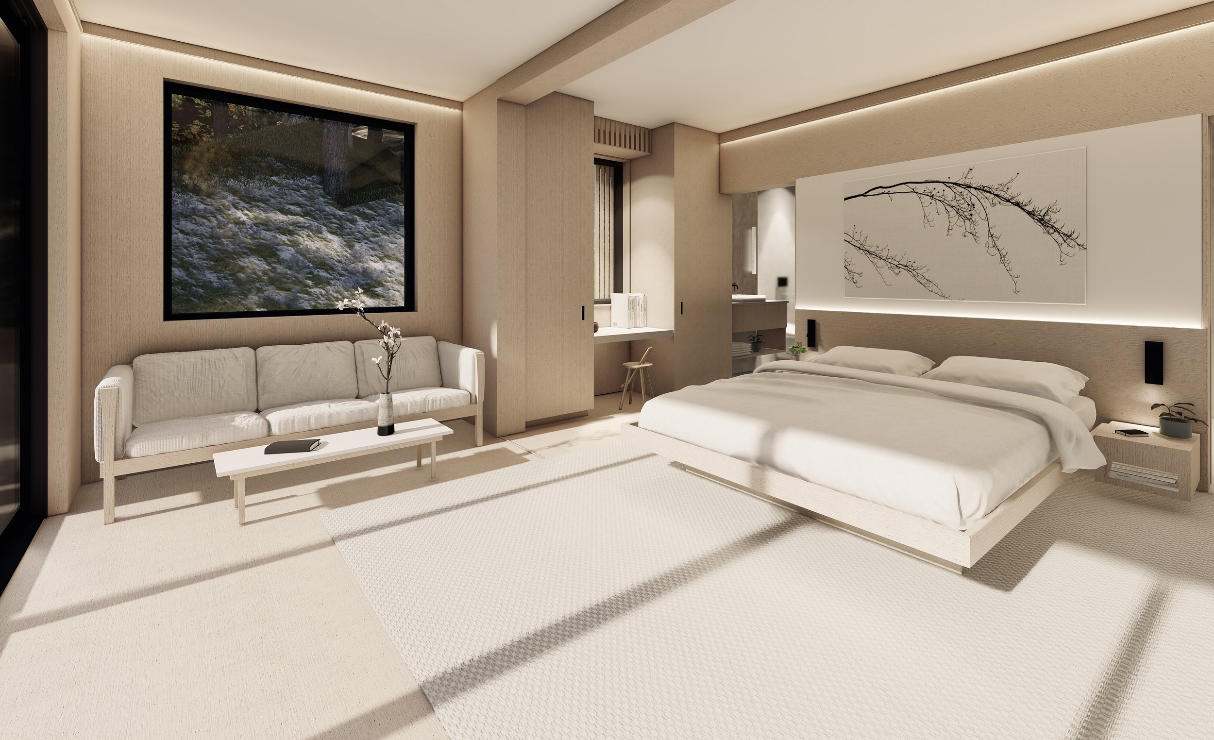chambre loft design