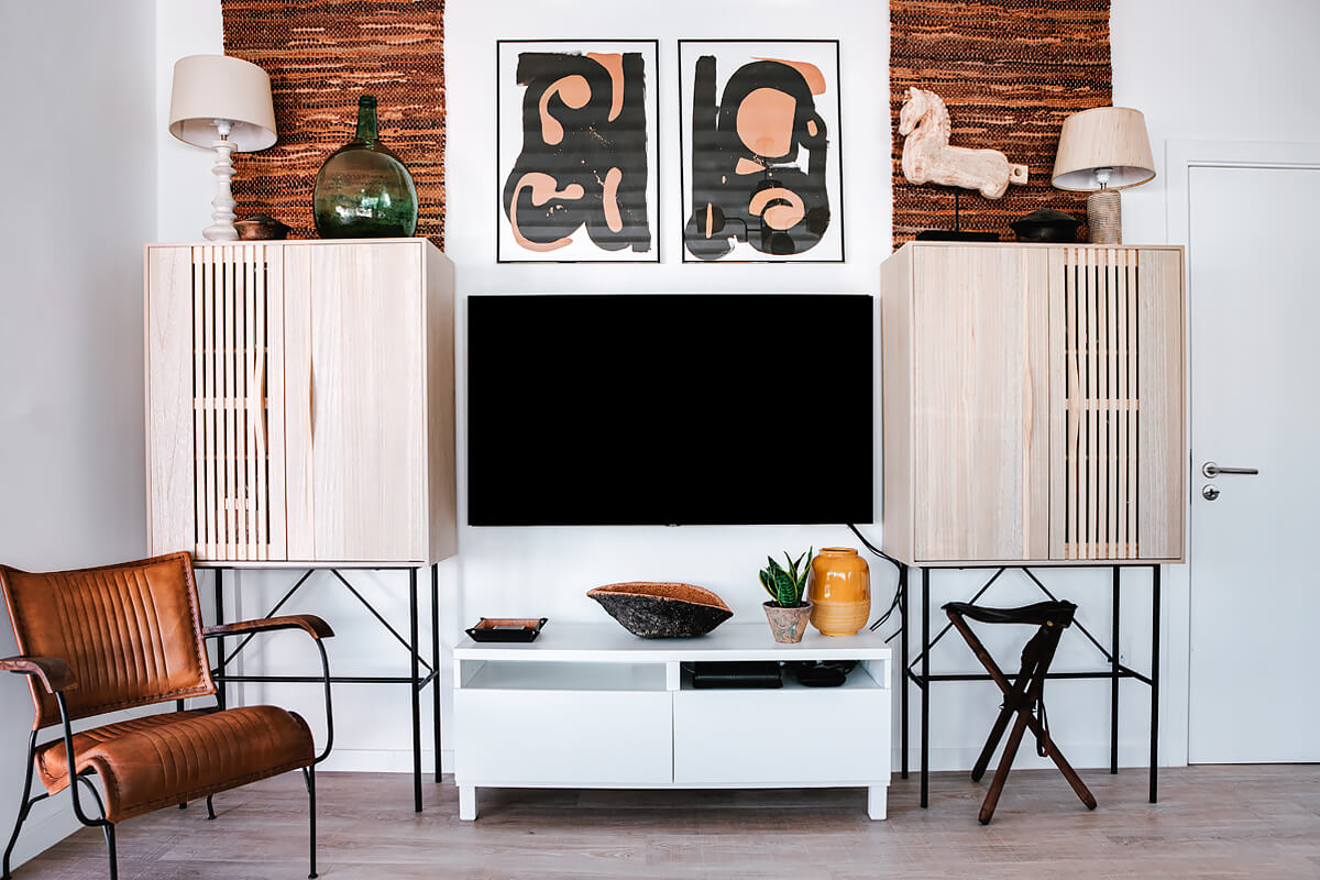 salon décoration contemporaine