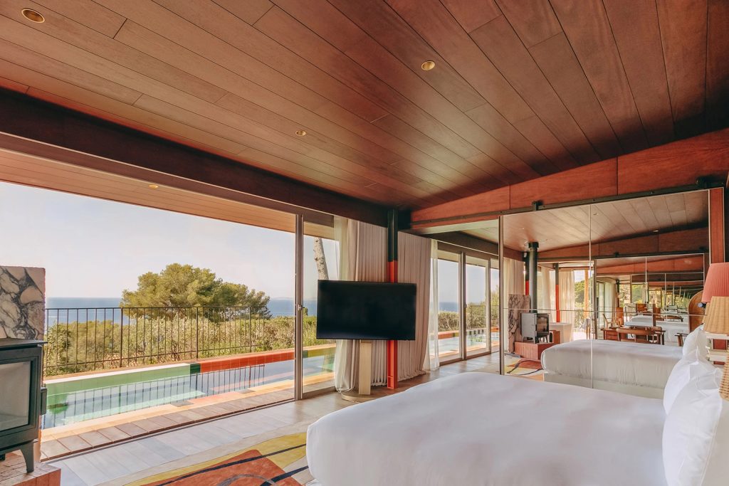 chambre Villa W avec piscine décoration contemporaine