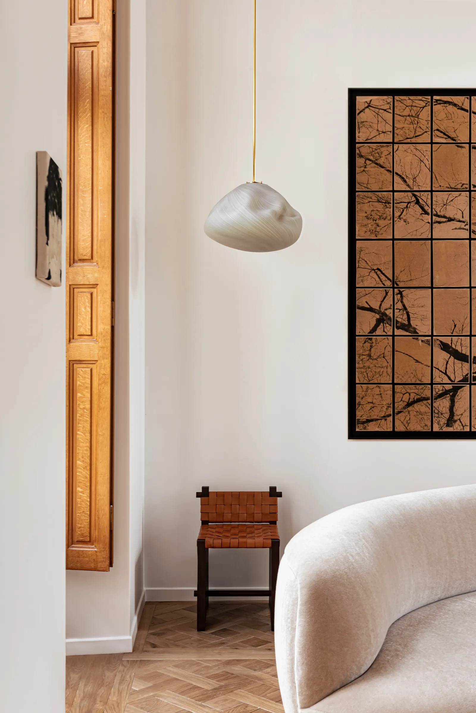 salon design appartement à louer Paris