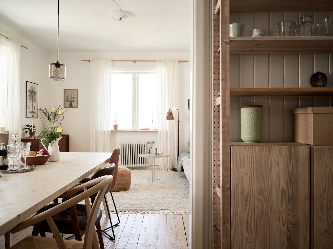 salle à manger décoration naturelle