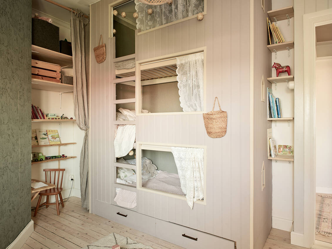 chambre enfant lit superposé triple