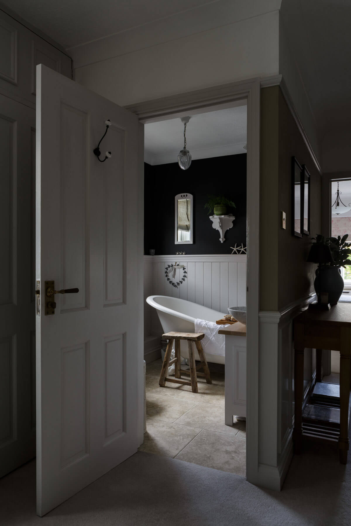salle de bain rétro