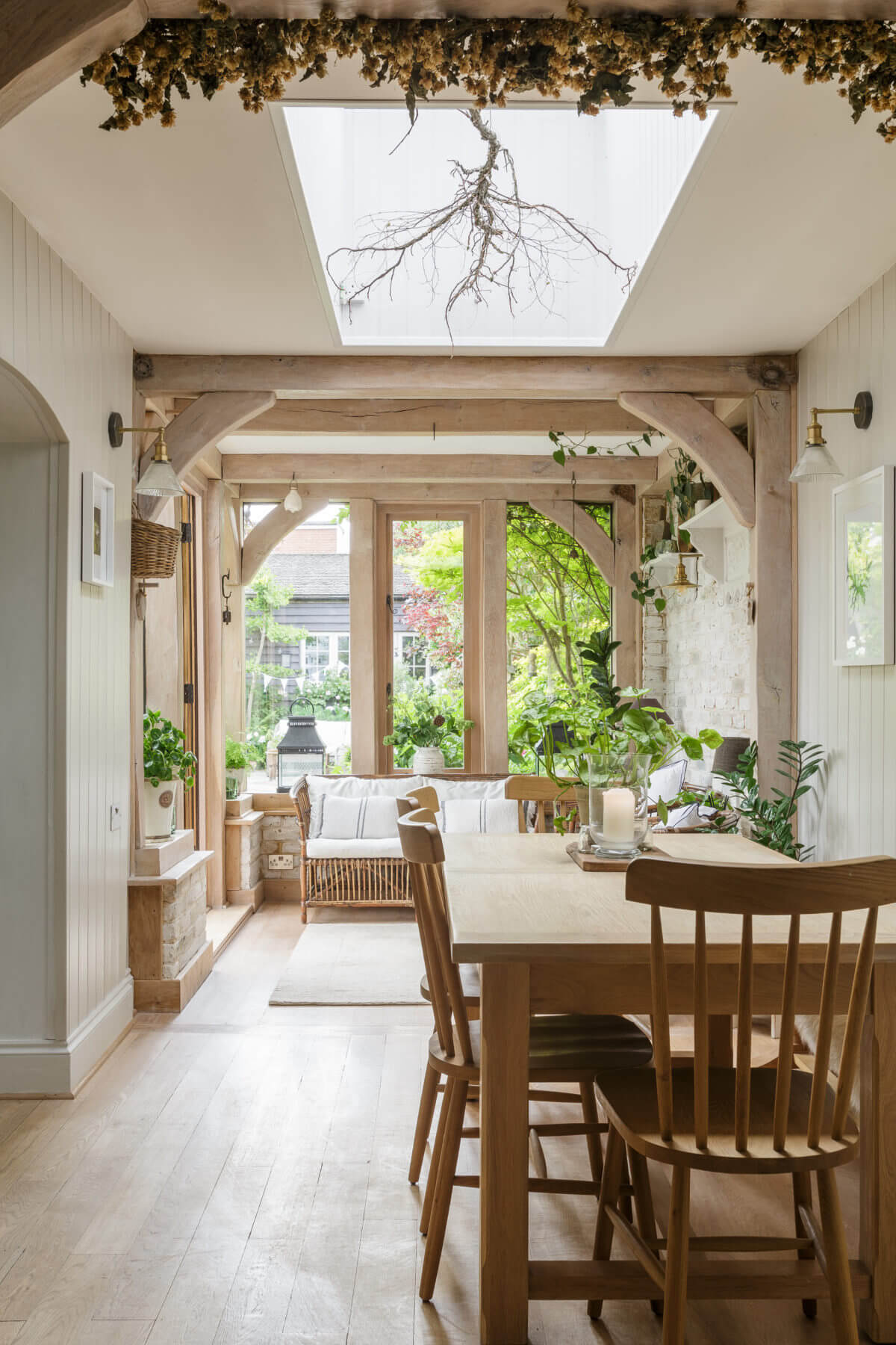 salon et salle à manger décoration rustique chic