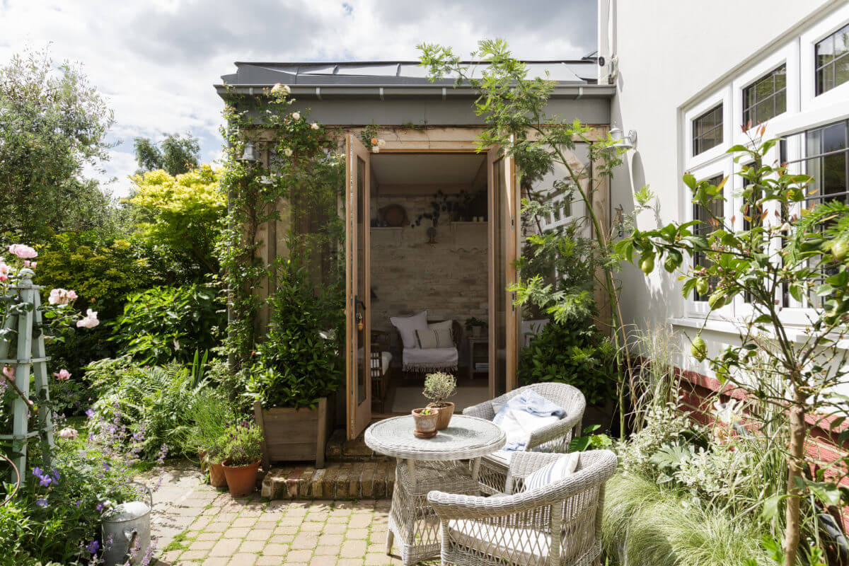 terrasse pavée