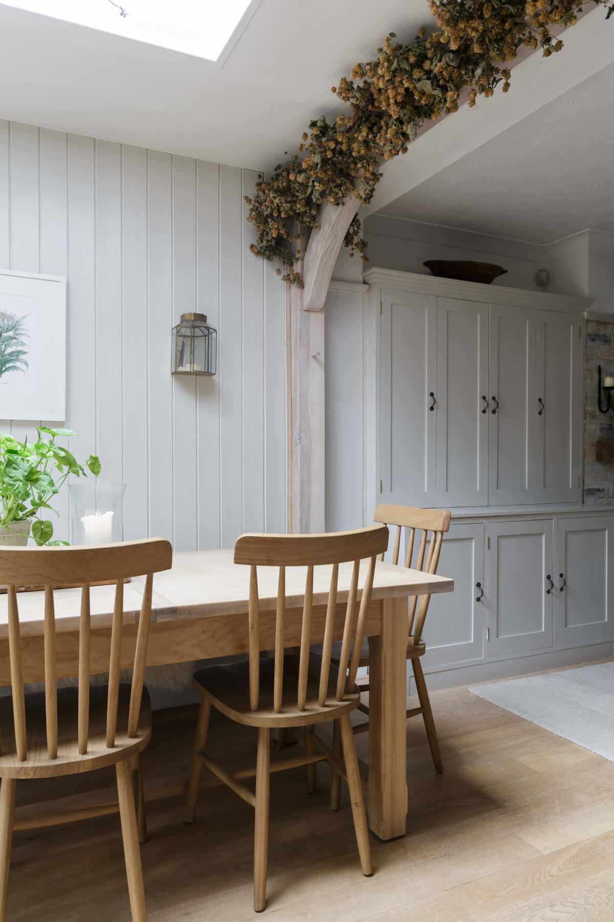 salle à manger décoration rustique chic