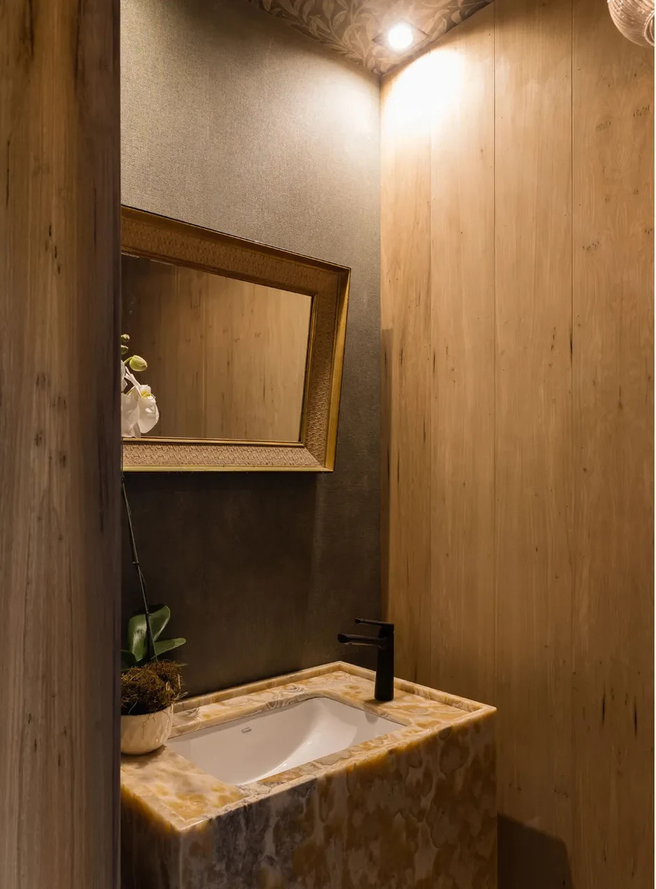 salle de bain marbre
