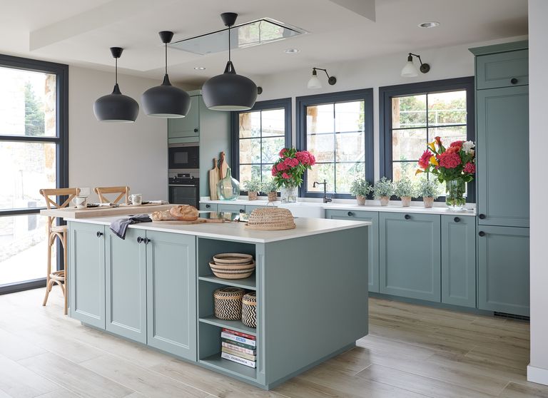 cuisine rustique chic bleue cuisine rustique chic bleue