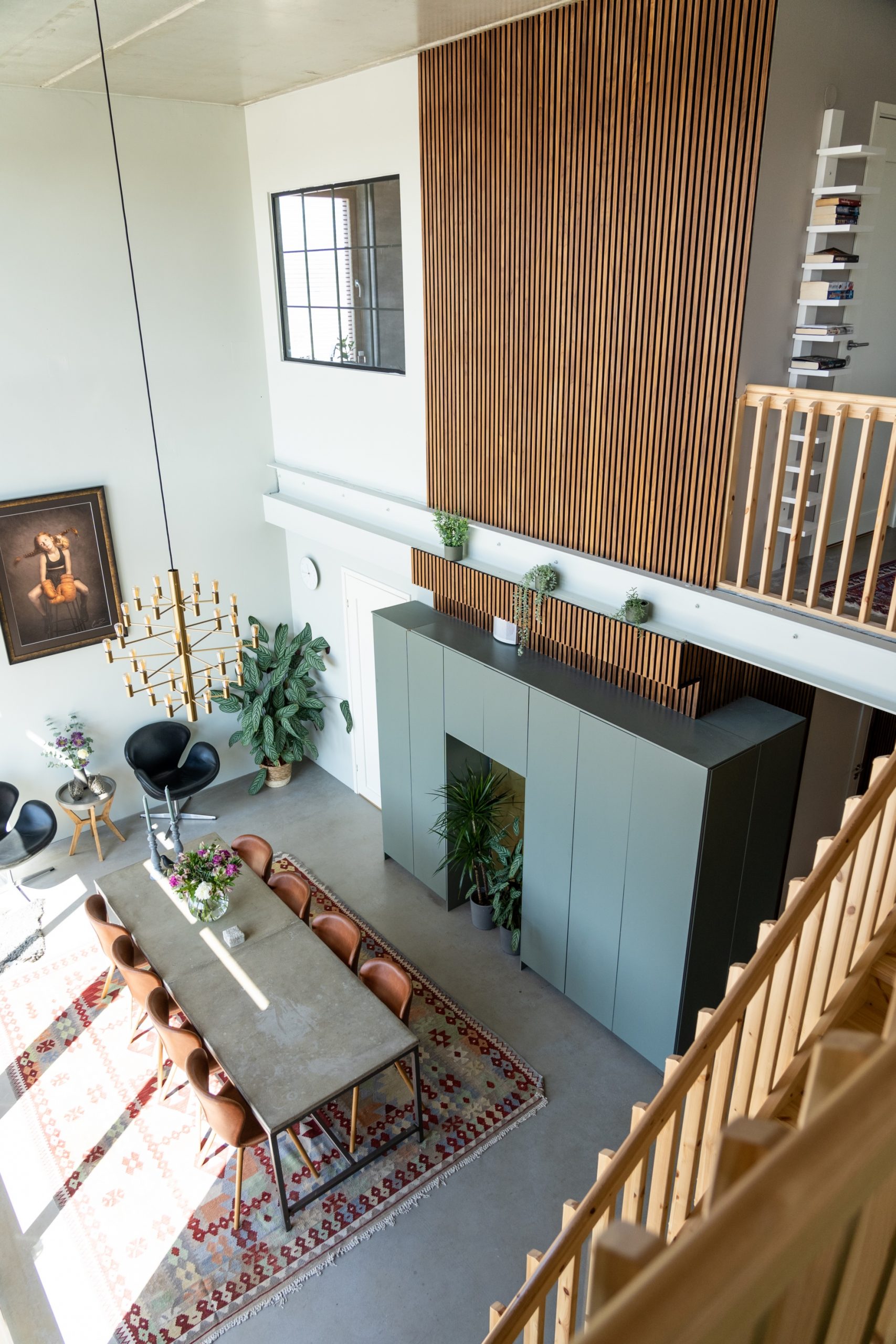 salon appartement en duplex 