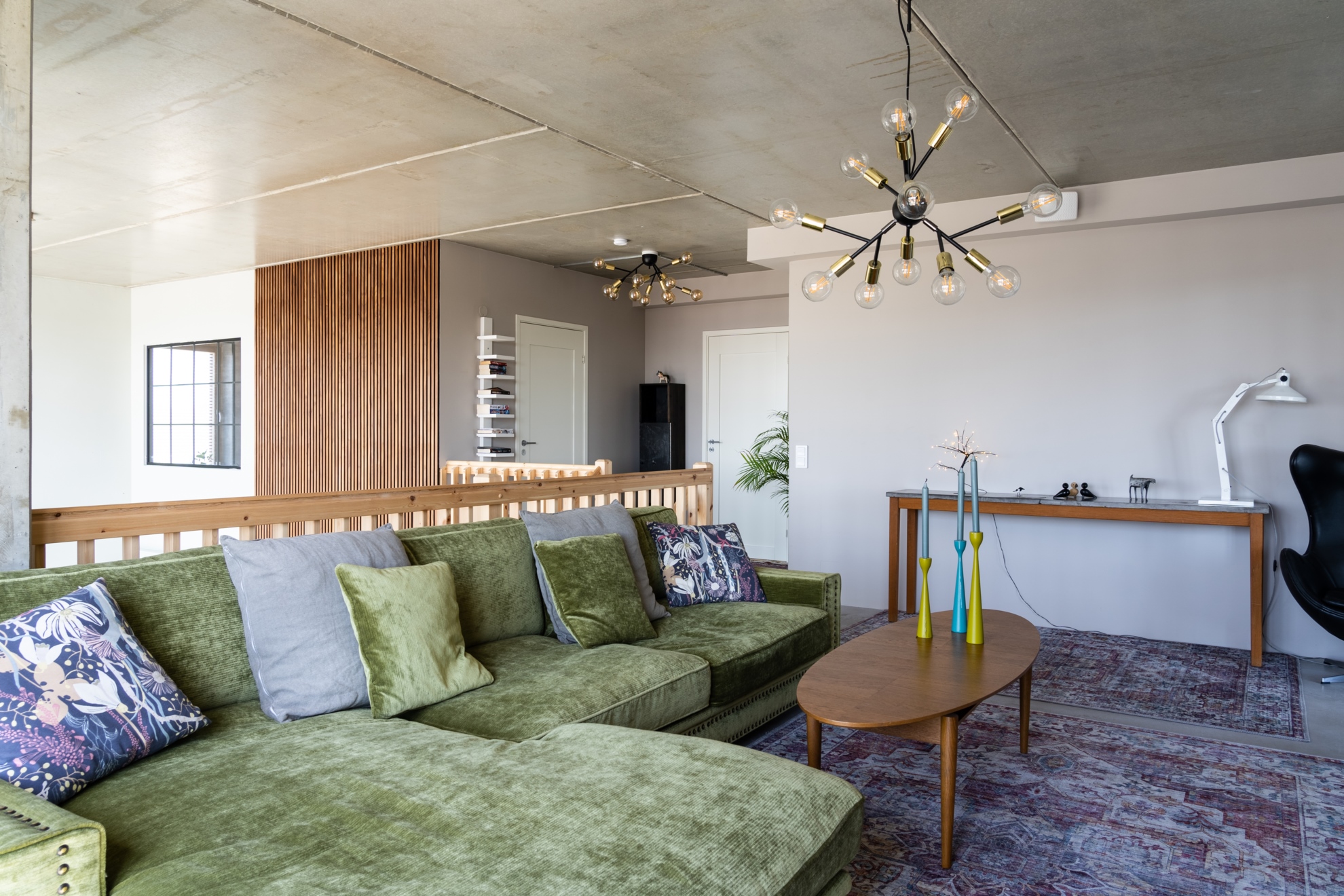 salon appartement en duplex
