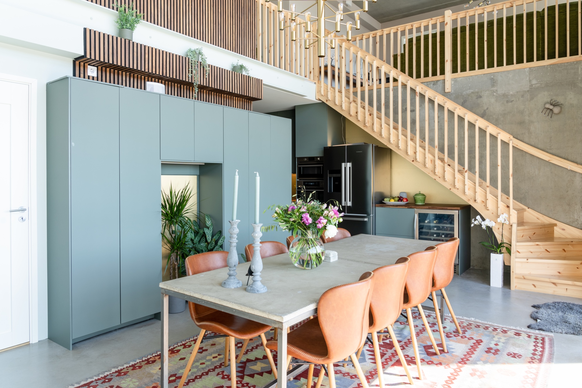 salon appartement en duplex