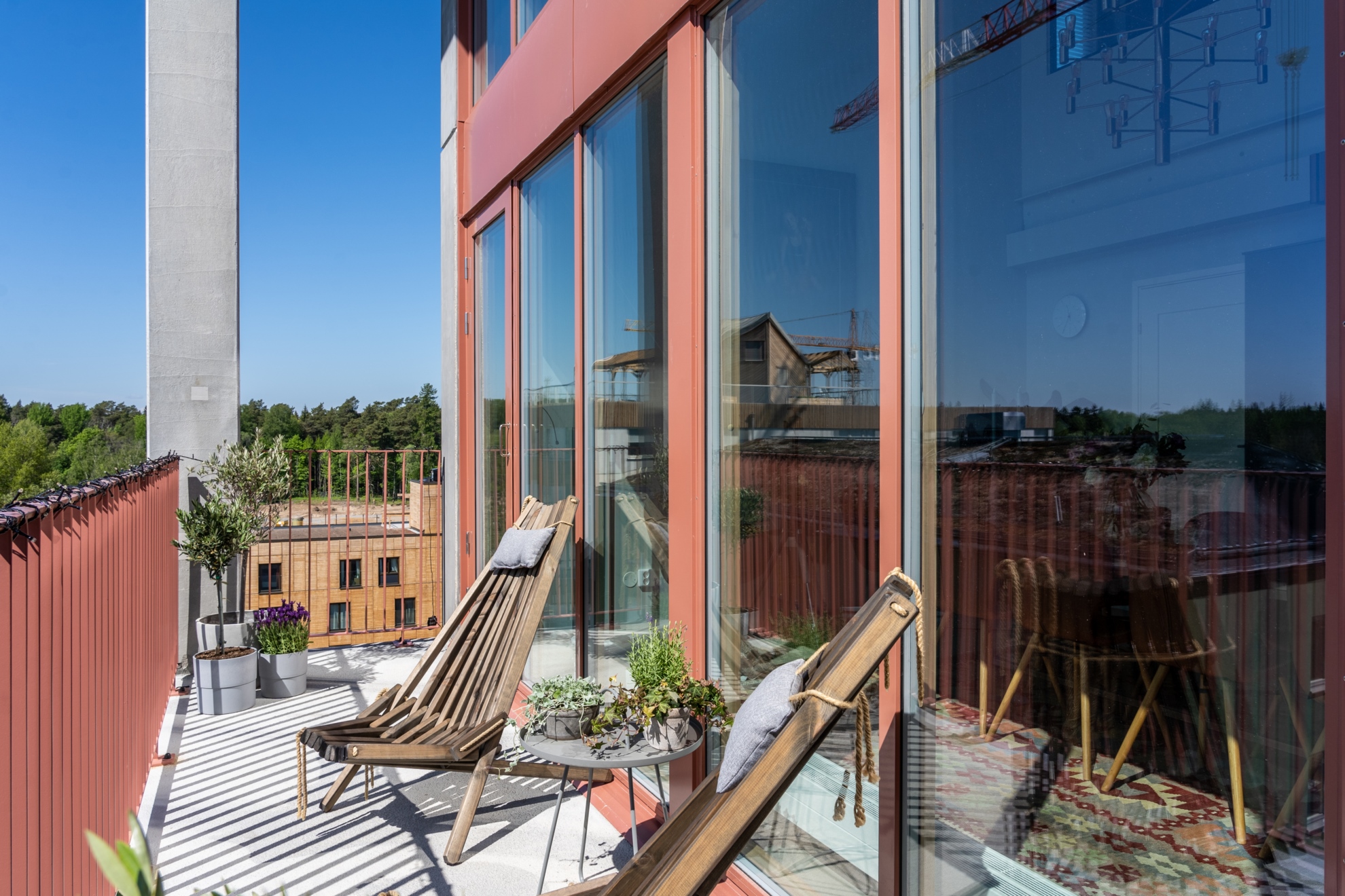 terrasse appartement en duplex