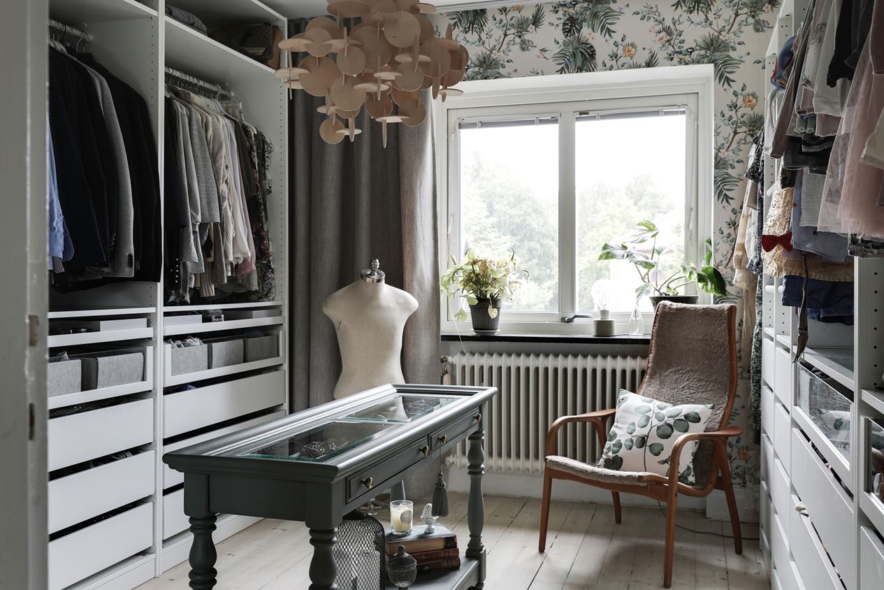 dressing avec papier-peint dressing avec papier-peint