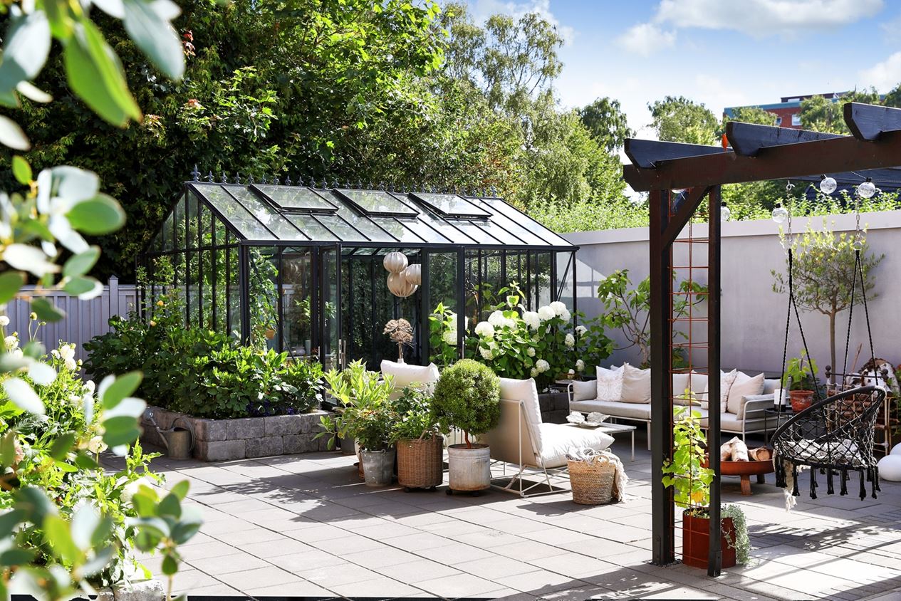 serre sur terrasse avec pergola serre sur terrasse avec pergola
