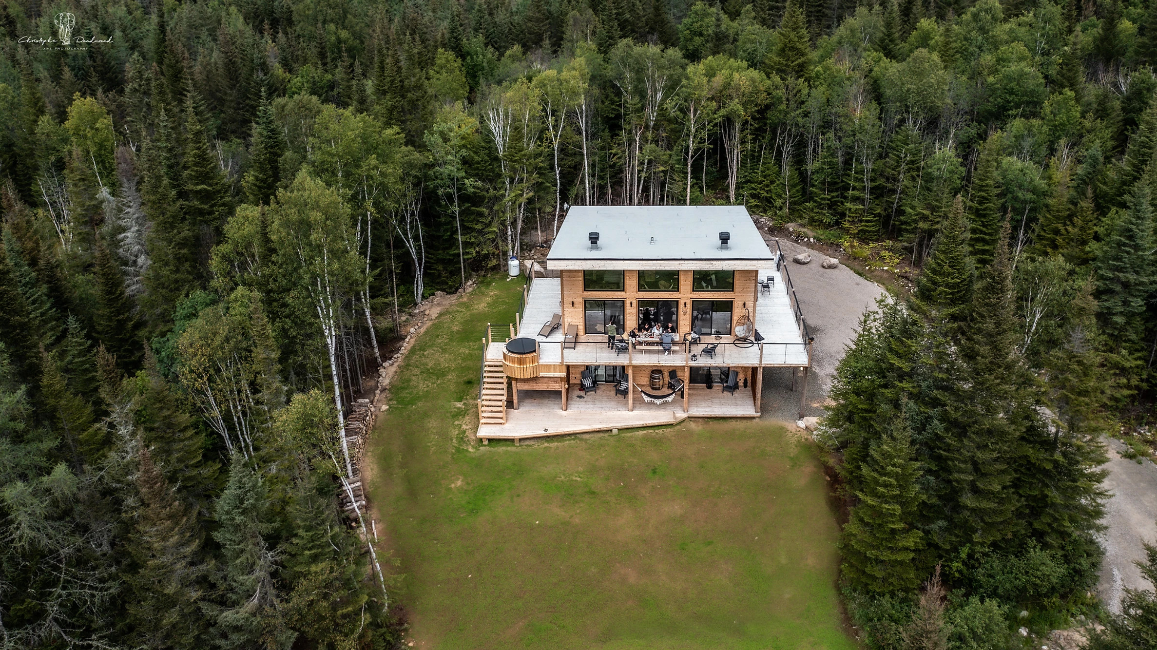 maison en bois chalet le Tipee Canada