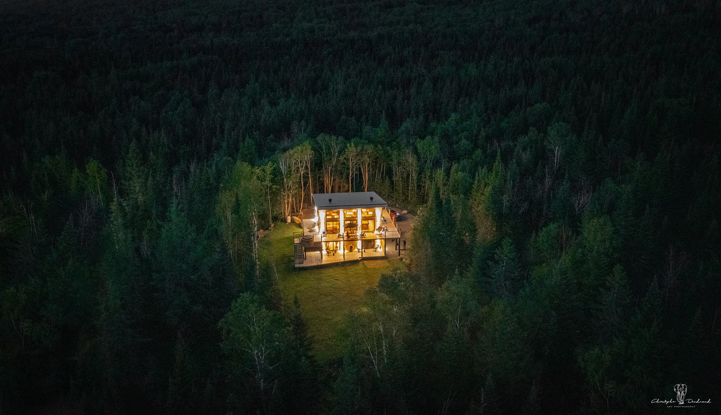 maison en bois chalet le Tipee Canada