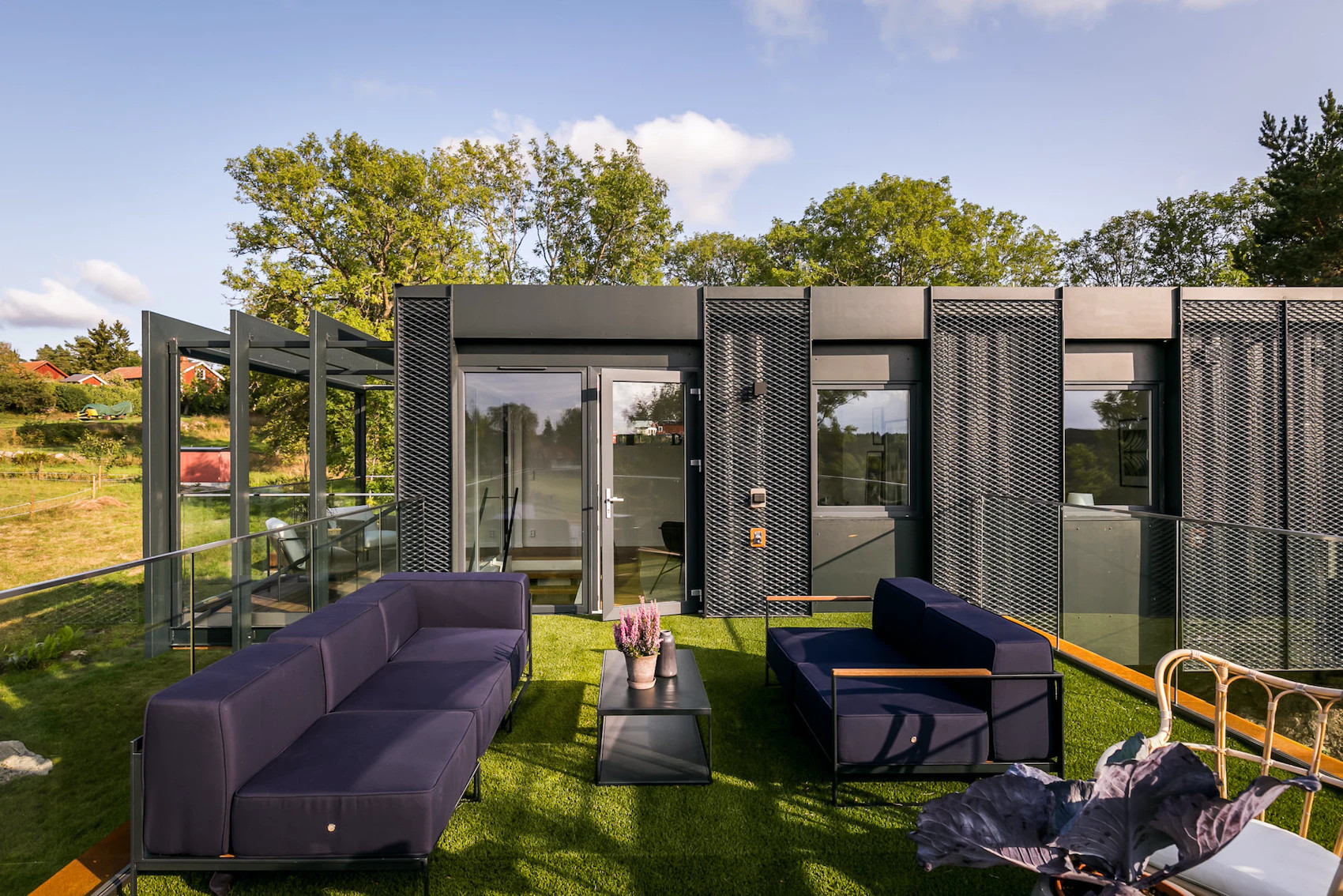 terrasse maison container