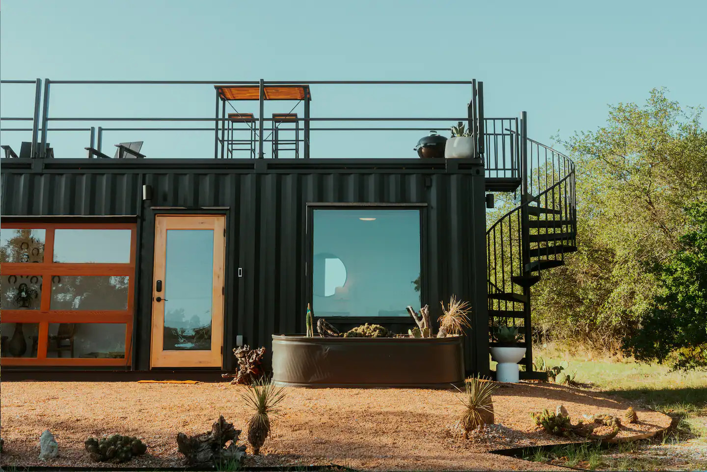 maison container 30m2 avec terrasse sur le toit