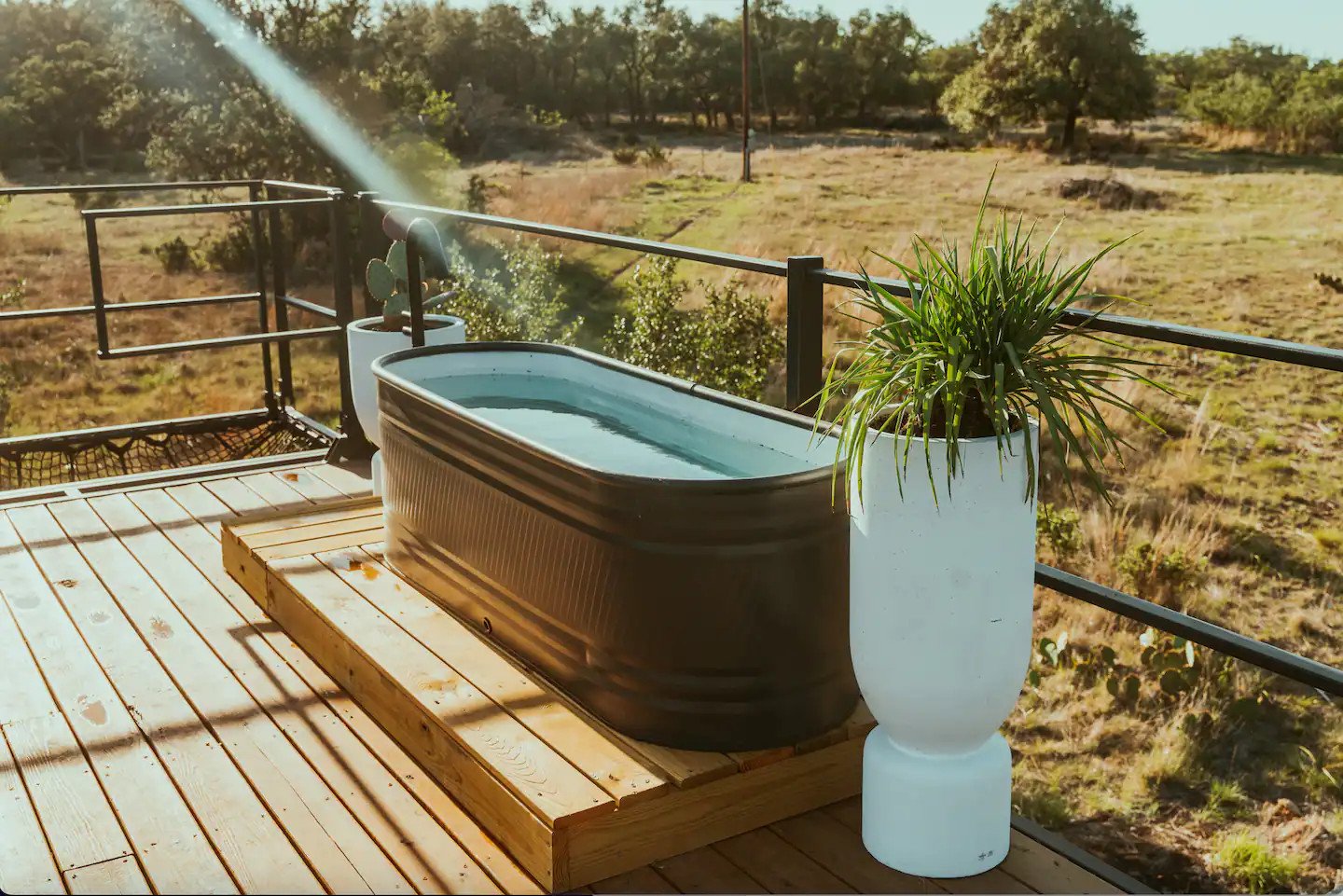 baignoire design métal